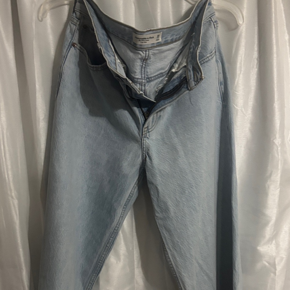 Abercrombie & Fitch Men's Slim Jeans in Light Blue